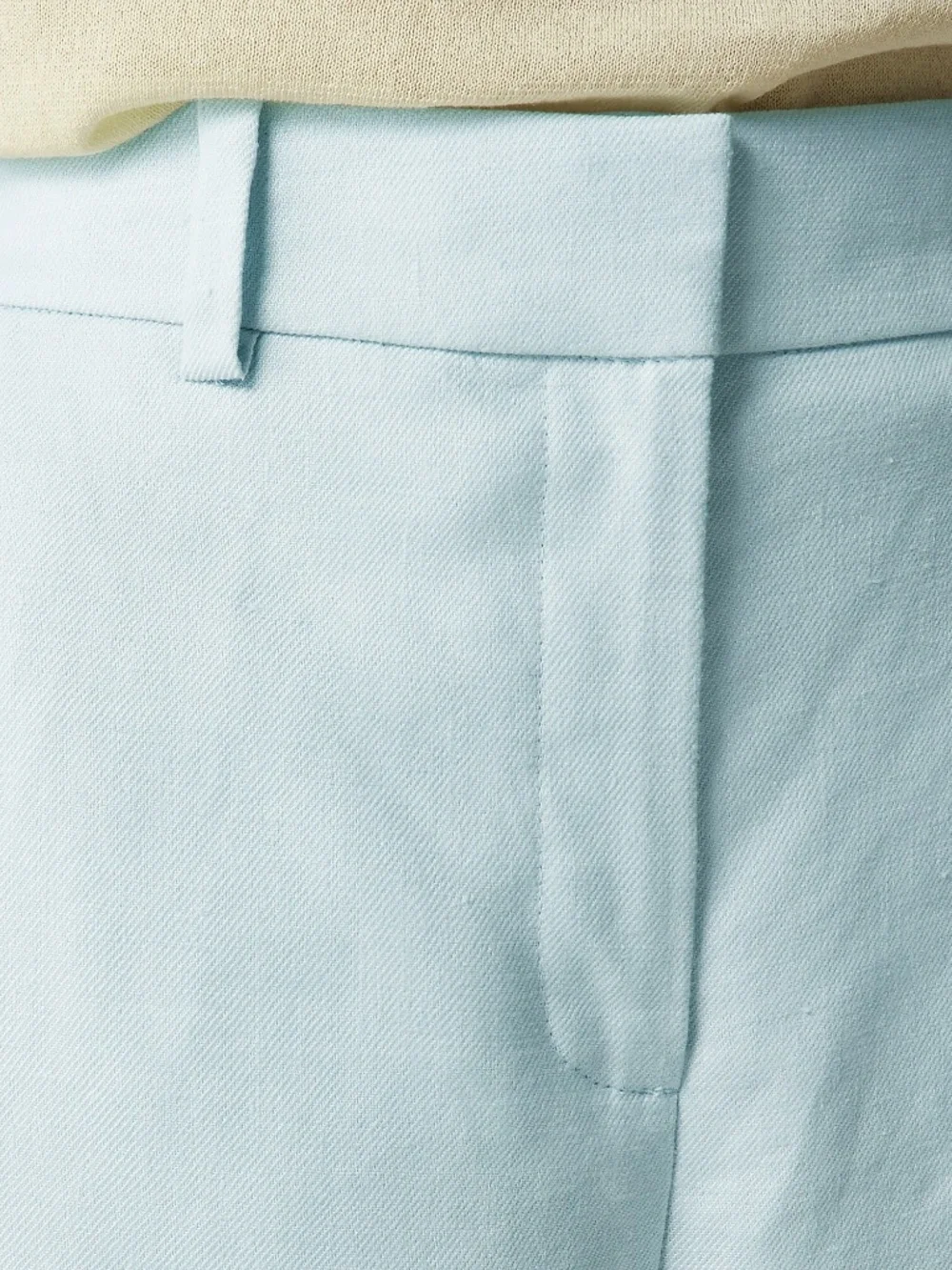 New JCREW Size 4 T Tall Carolina Flare Pant Stretch Linen Blend Edgewater BZ414 - Picture 2 of 5